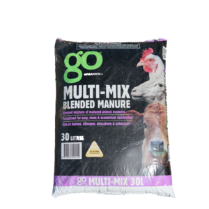 Go Organics Multi-Mix Cow, Chicken & Sheep Manure 30Lt Bag