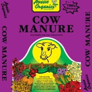 Aussie Organics Cow Manure 30Lt Bag