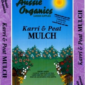 Aussie Organics Karri and Peat Mulch 30Lt Bag