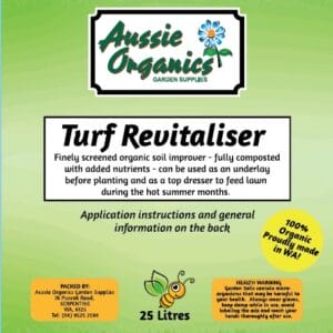 Aussie Organics Turf Revitaliser 25Lt Bag